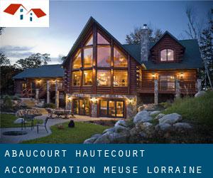 Abaucourt-Hautecourt accommodation (Meuse, Lorraine)