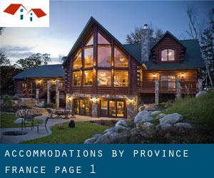 accommodations by Province (France) - page 1