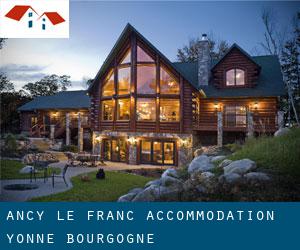 Ancy-le-Franc accommodation (Yonne, Bourgogne)