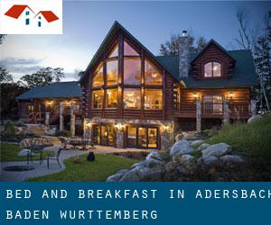 Bed and Breakfast in Adersbach (Baden-Württemberg)